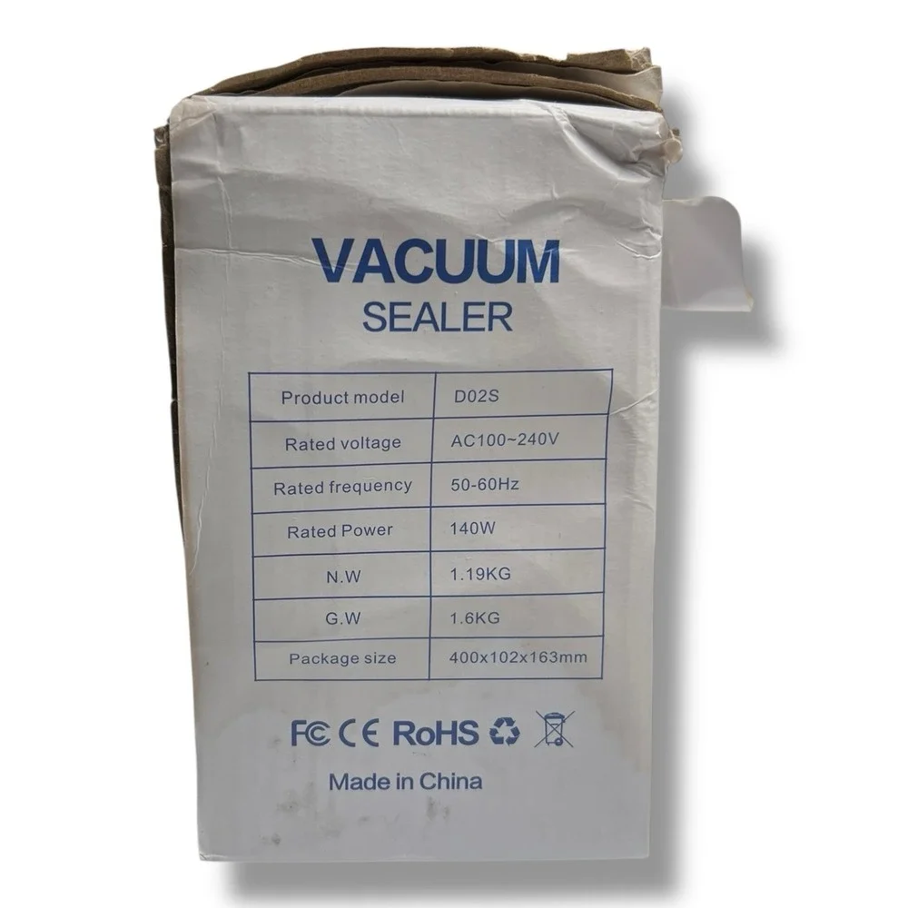 BEYUAM - Vacuum‎ Sealer (D02S) - Food Storage Machine 140W